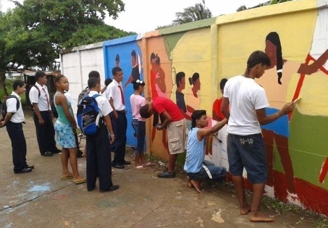 La peinture murale, un outil socio-éducatif - Nicaragua